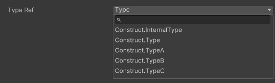 All Type Reference In Inspector
